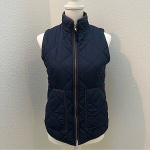 J.Crew Women’s Navy Quilted Vest XS | Preppy Americana Academia